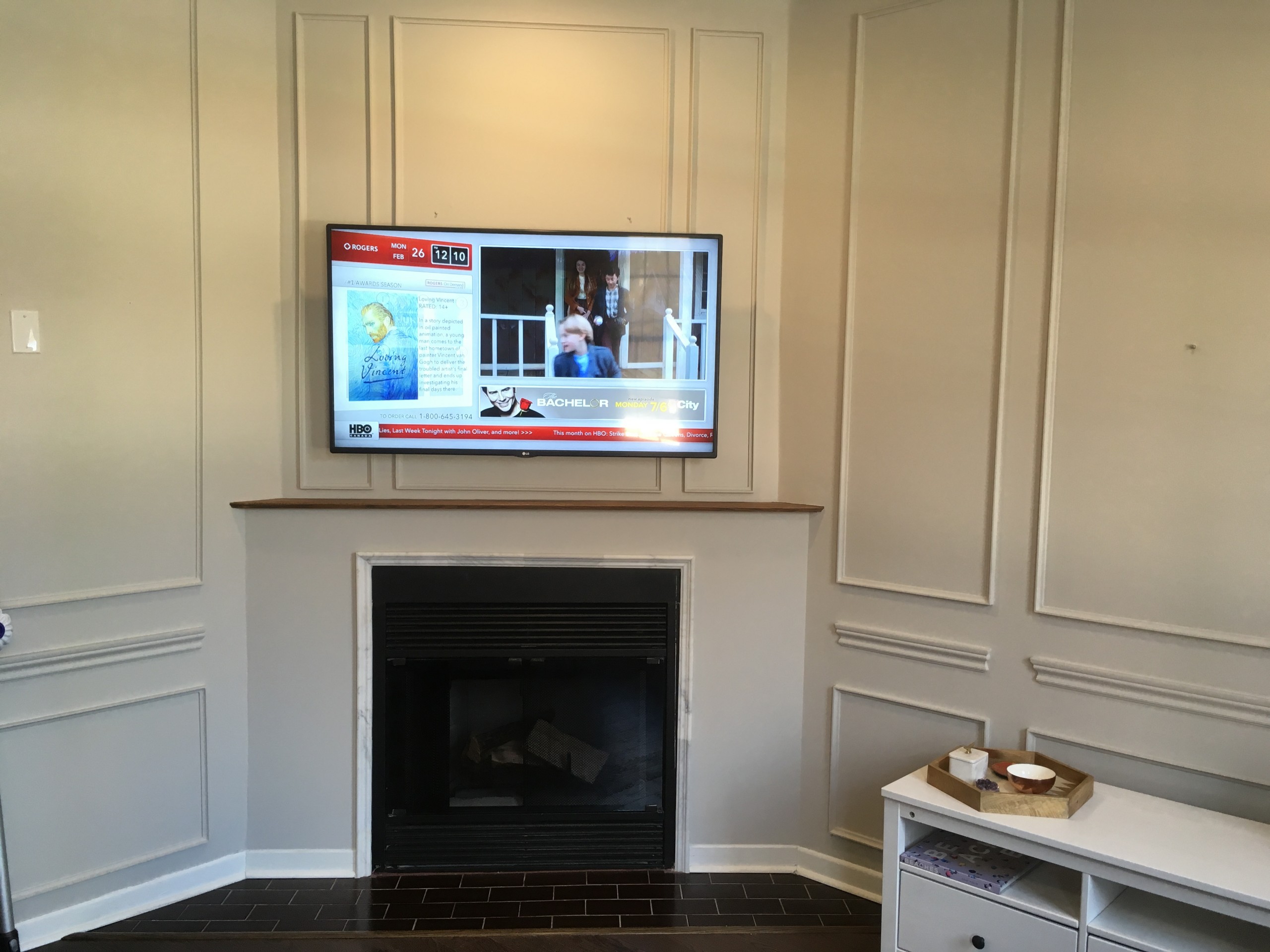 Fireplacemount Leslievillegeek Tv Installation And Wire Hiding Experts