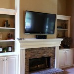 Fireplace Wall Mounted TV Installation – LeslievilleGeek TV ...