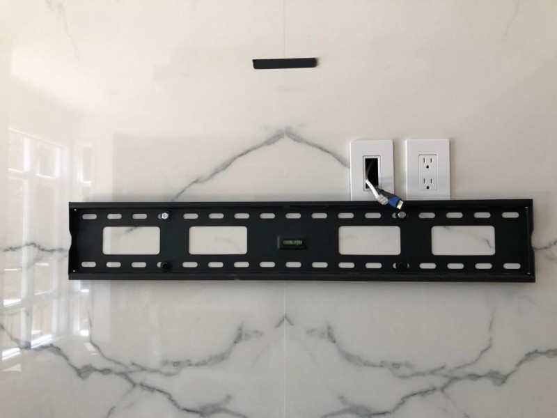 Mounting TV On Ceramic Tile Marble and Granite wall without studs ...