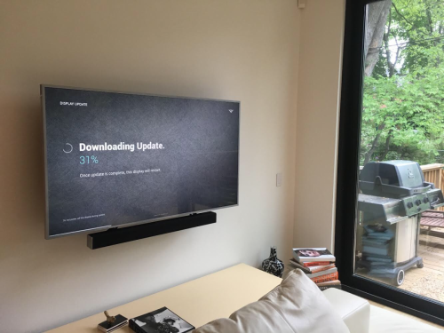 TV Wall Mounting with Soundbar Installation